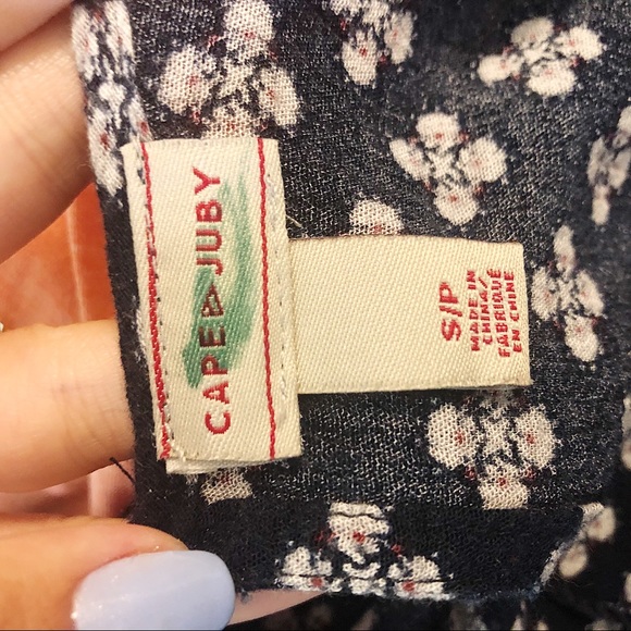 CAPE JUBY Navy Floral Pattern Long Sleeve Romper - Picture 9 of 9